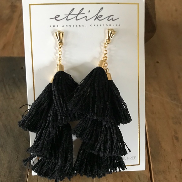 ettika Jewelry - Ettika Daydreamer Laud Back Vibes Tassel Earrings